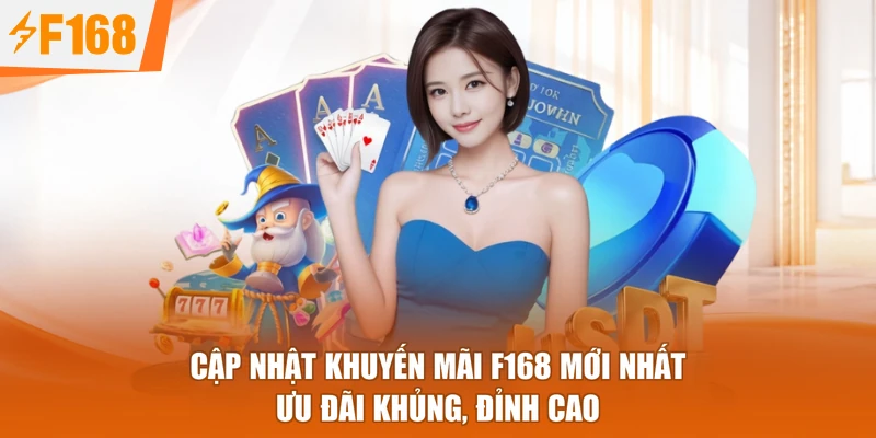 Cập Nhật Khuyến Mãi F168 Mới Nhất - Ưu Đãi Khủng, Đỉnh Cao