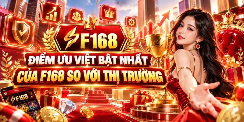 Điểm ưu việt bật nhất của F168 so với thị trường