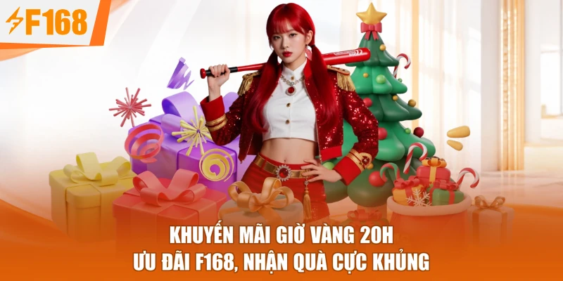 Khuyến Mãi Giờ Vàng 20h - Ưu Đãi F168, Nhận Quà Cực Khủng